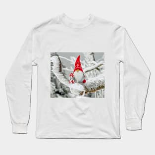 Santa Claus Gnome Long Sleeve T-Shirt